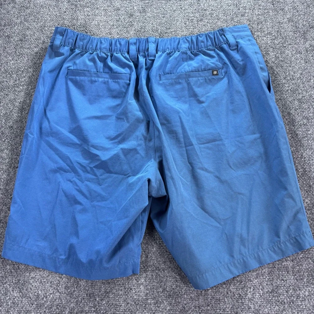 Banana Republic Performance Shorts Mens 38 Blue Ripstop Stretch Golf Active